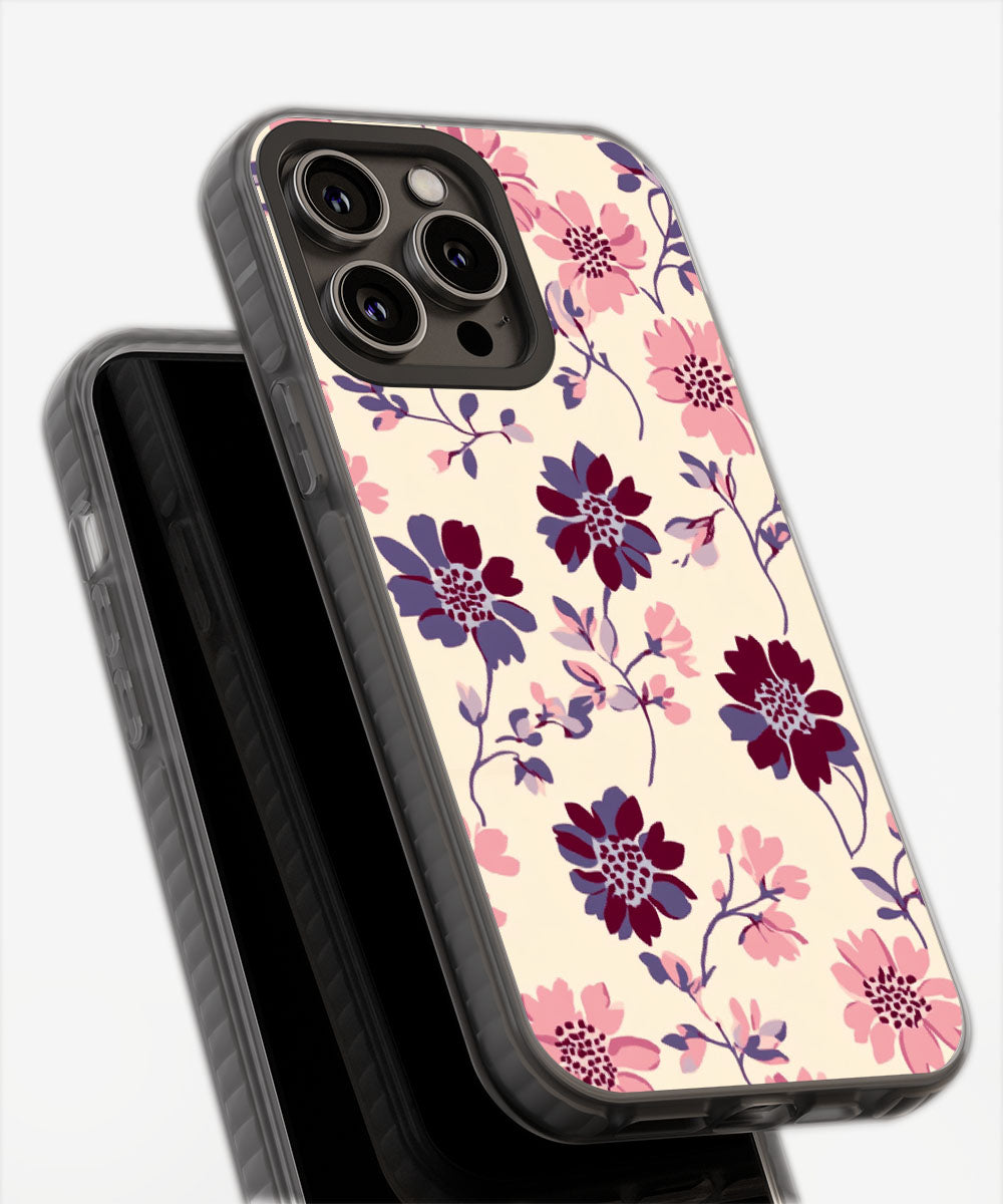 Latest 3rd-Generation Pop Tough Matte Flowers iPhone Case (MagSafe-Compatible)