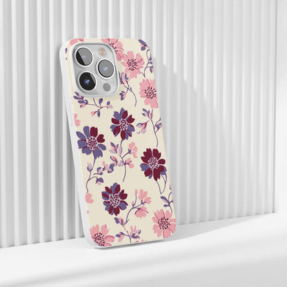 Latest 3rd-Generation Crystal Tough Glossy Flowers iPhone Case