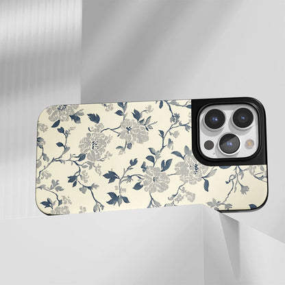 Industry-Level Tough Matte Flowers iPhone Case