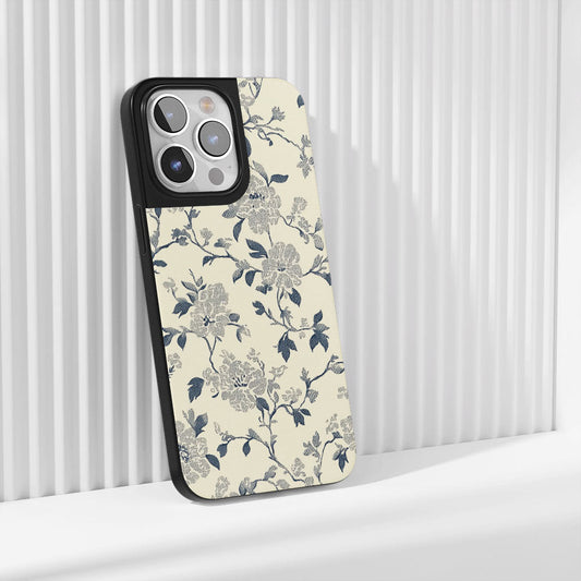 Industry-Level Tough Matte Flowers iPhone Case