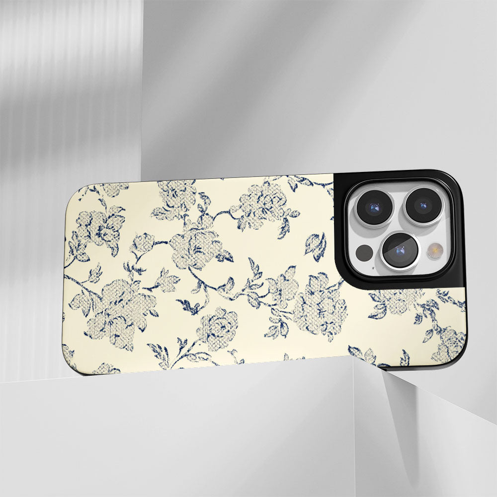 Industry-Level Tough Matte Flowers iPhone Case