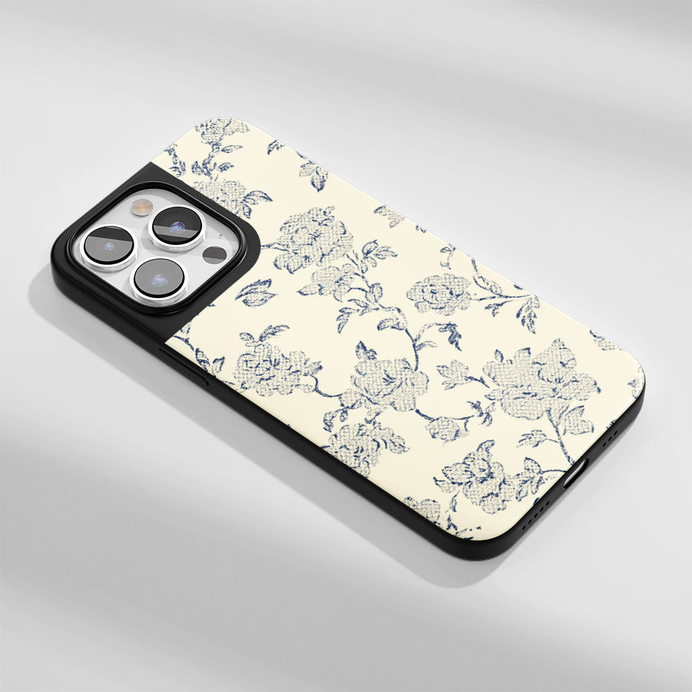 Industry-Level Tough Matte Flowers iPhone Case