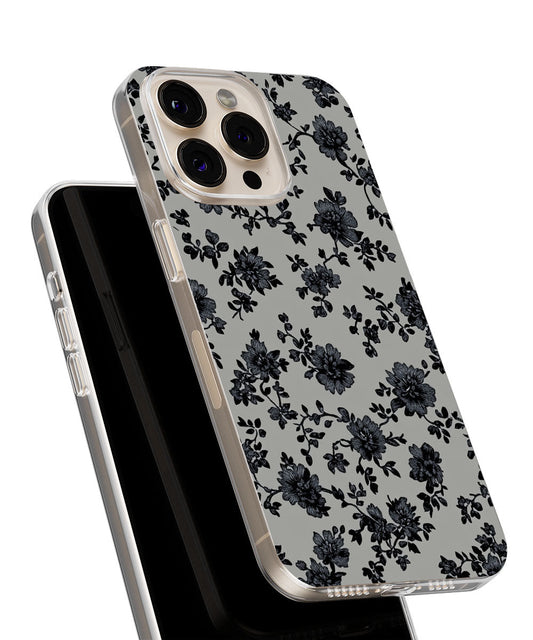 Latest 3rd-Generation Crystal Tough Glossy Flowers iPhone Case (MagSafe-Compatible)