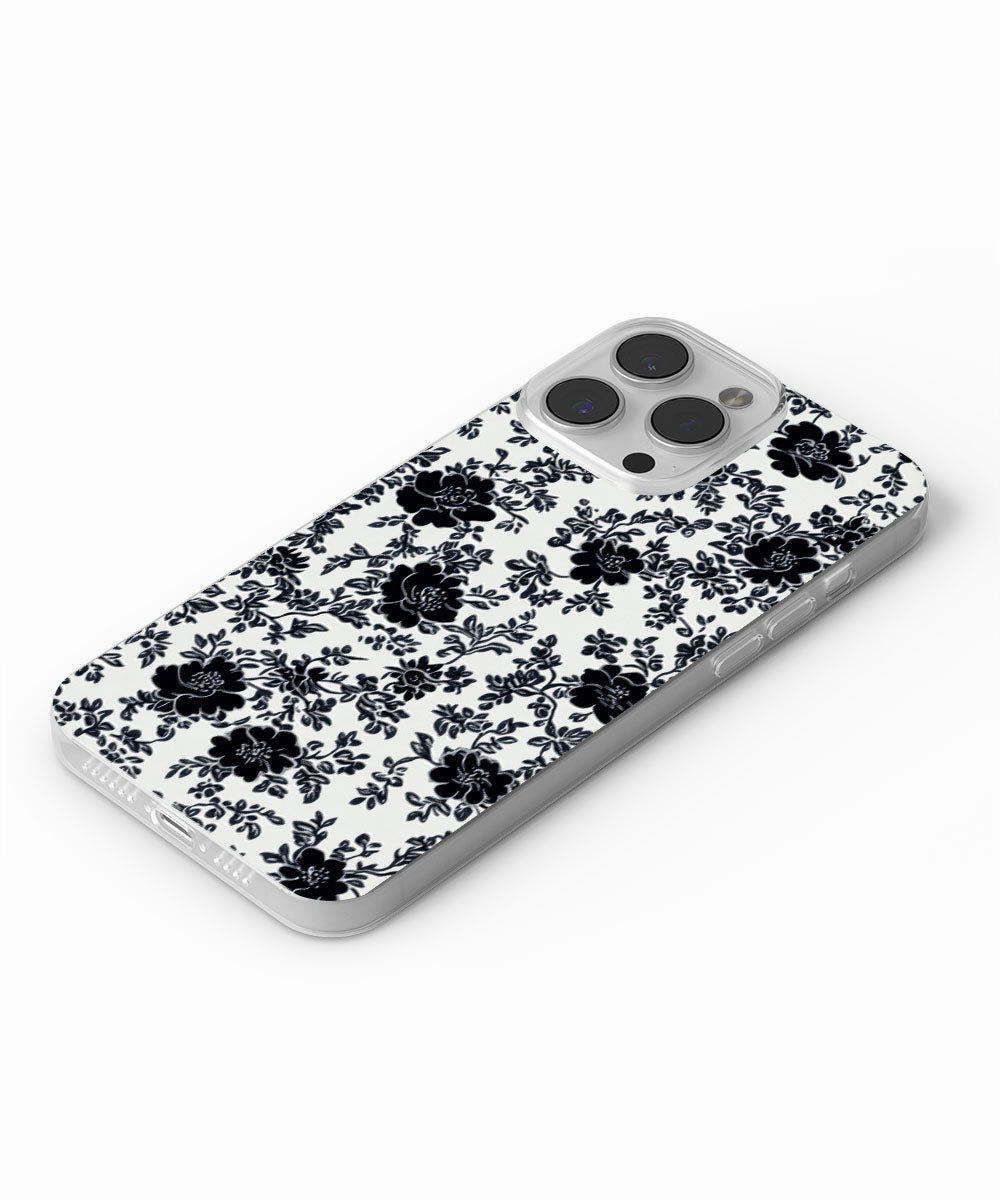 Latest 3rd-Generation Crystal Tough Glossy Flowers iPhone Case (MagSafe-Compatible)