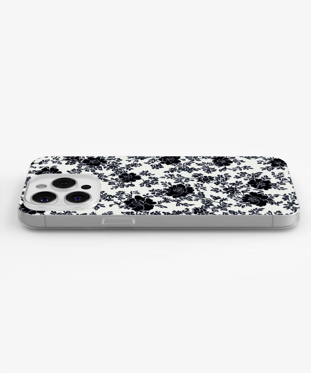 Latest 3rd-Generation Crystal Tough Glossy Flowers iPhone Case (MagSafe-Compatible)