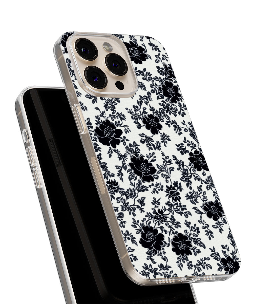 Latest 3rd-Generation Crystal Tough Glossy Flowers iPhone Case (MagSafe-Compatible)