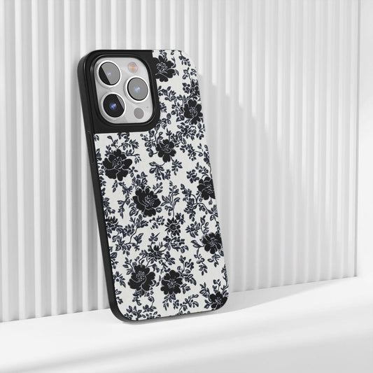 Industry-Level Tough Matte Flowers iPhone Case