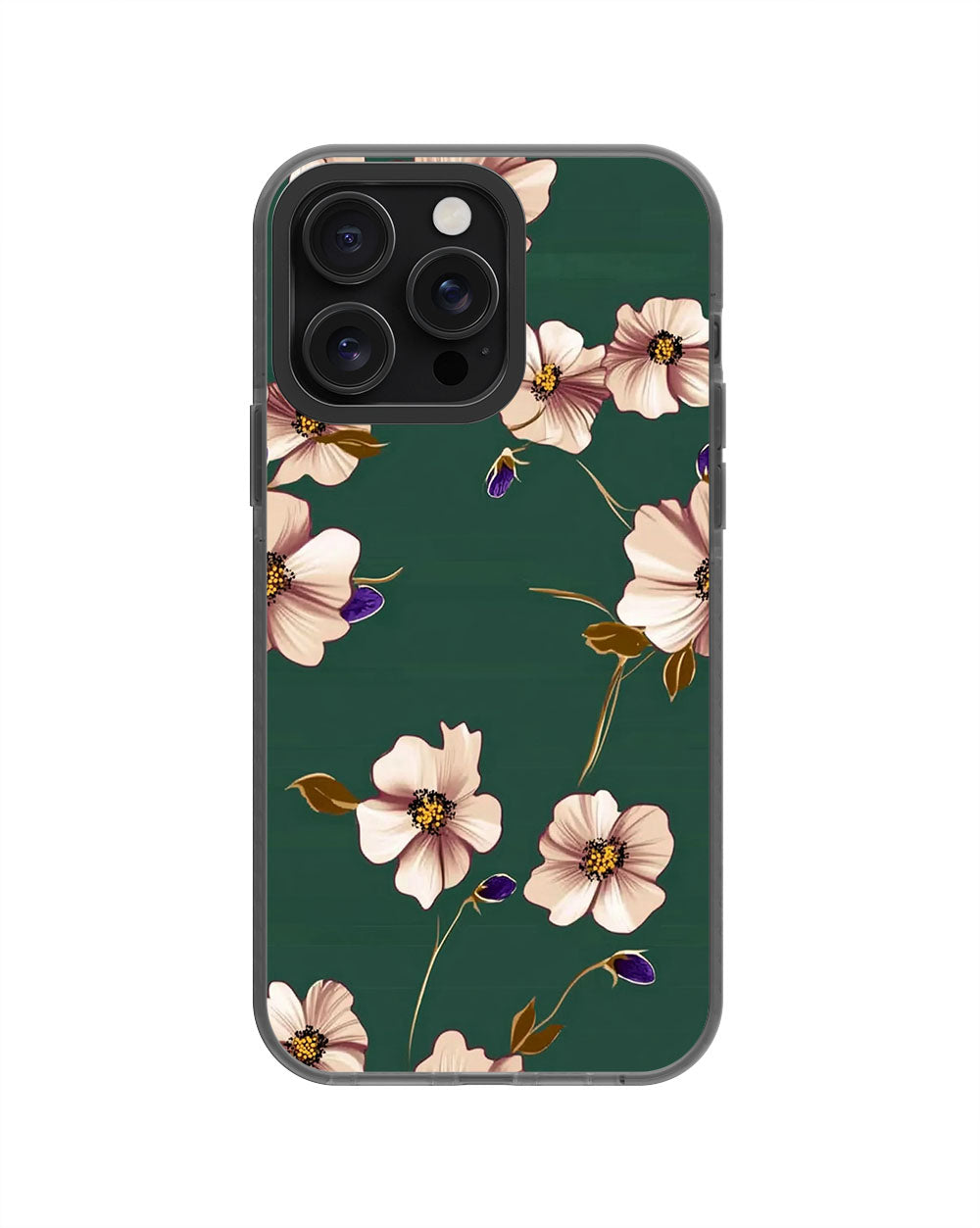 Latest 3rd-Generation Pop Tough Matte Flowers iPhone Case (MagSafe-Compatible)