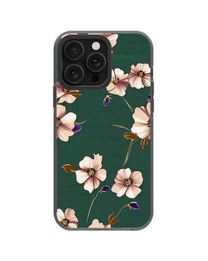 Latest 3rd-Generation Pop Tough Matte Flowers iPhone Case (MagSafe-Compatible)