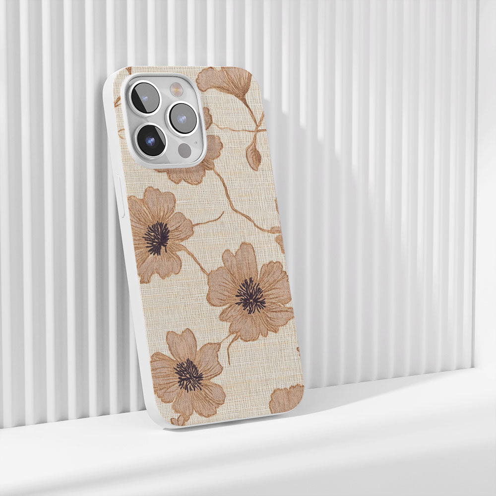 Latest 3rd-Generation Crystal Tough Glossy Flowers iPhone Case