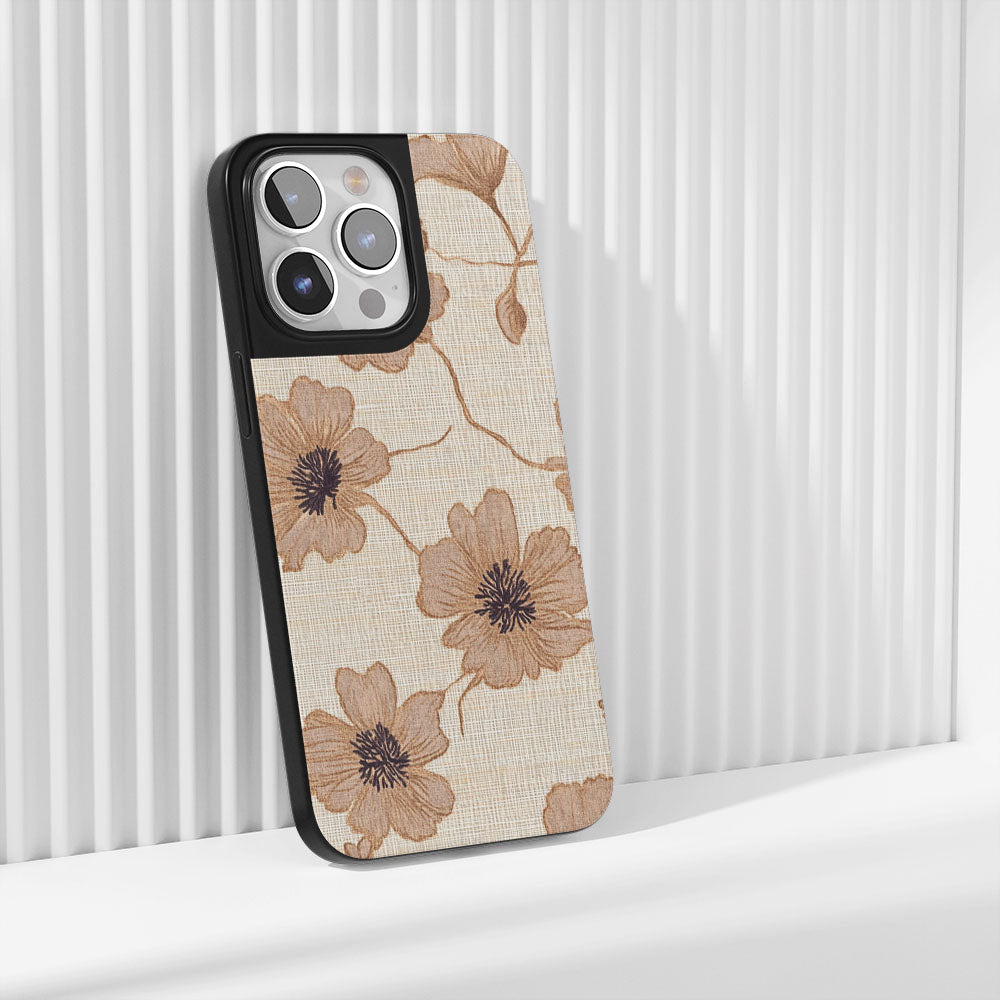 Industry-Level Tough Matte Flowers iPhone Case