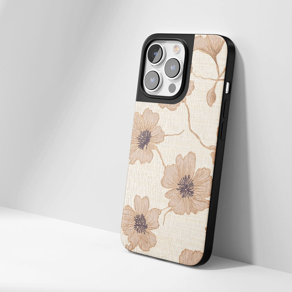 Industry-Level Tough Matte Flowers iPhone Case