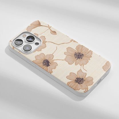 Latest 3rd-Generation Crystal Tough Glossy Flowers iPhone Case