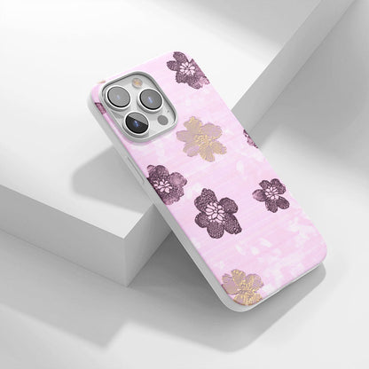 Latest 3rd-Generation Crystal Tough Glossy Flowers iPhone Case