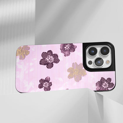 Industry-Level Tough Matte Flowers iPhone Case