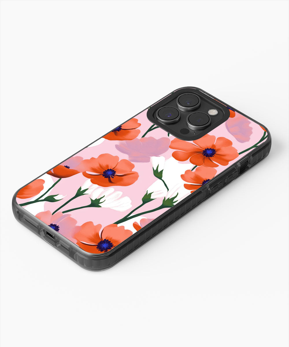Latest 3rd-Generation Pop Tough Matte Flowers iPhone Case (MagSafe-Compatible)