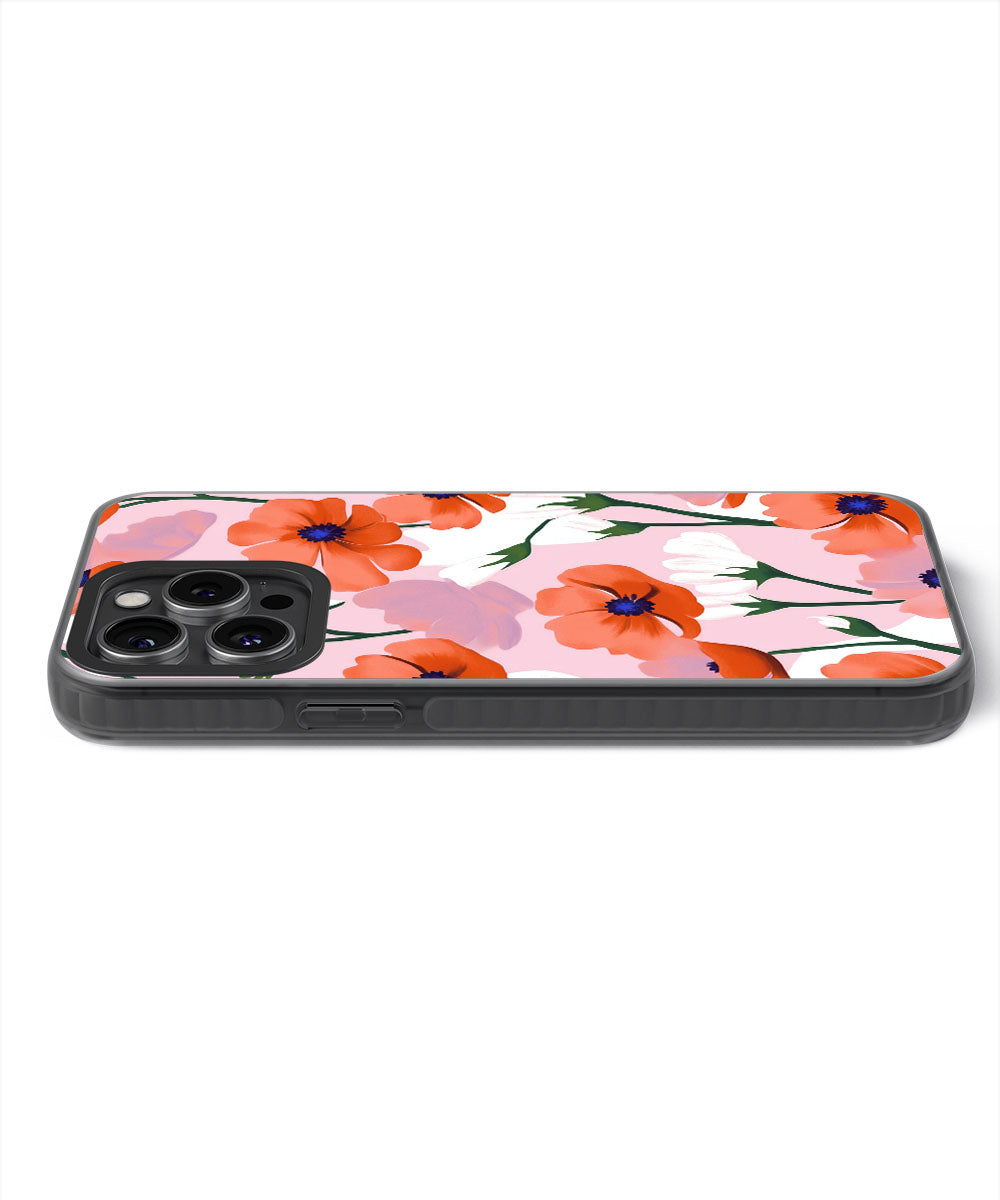 Latest 3rd-Generation Pop Tough Matte Flowers iPhone Case (MagSafe-Compatible)