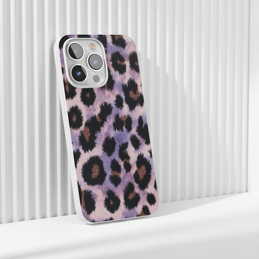 Latest 3rd-Generation Crystal Tough Glossy Leopard Print iPhone Case