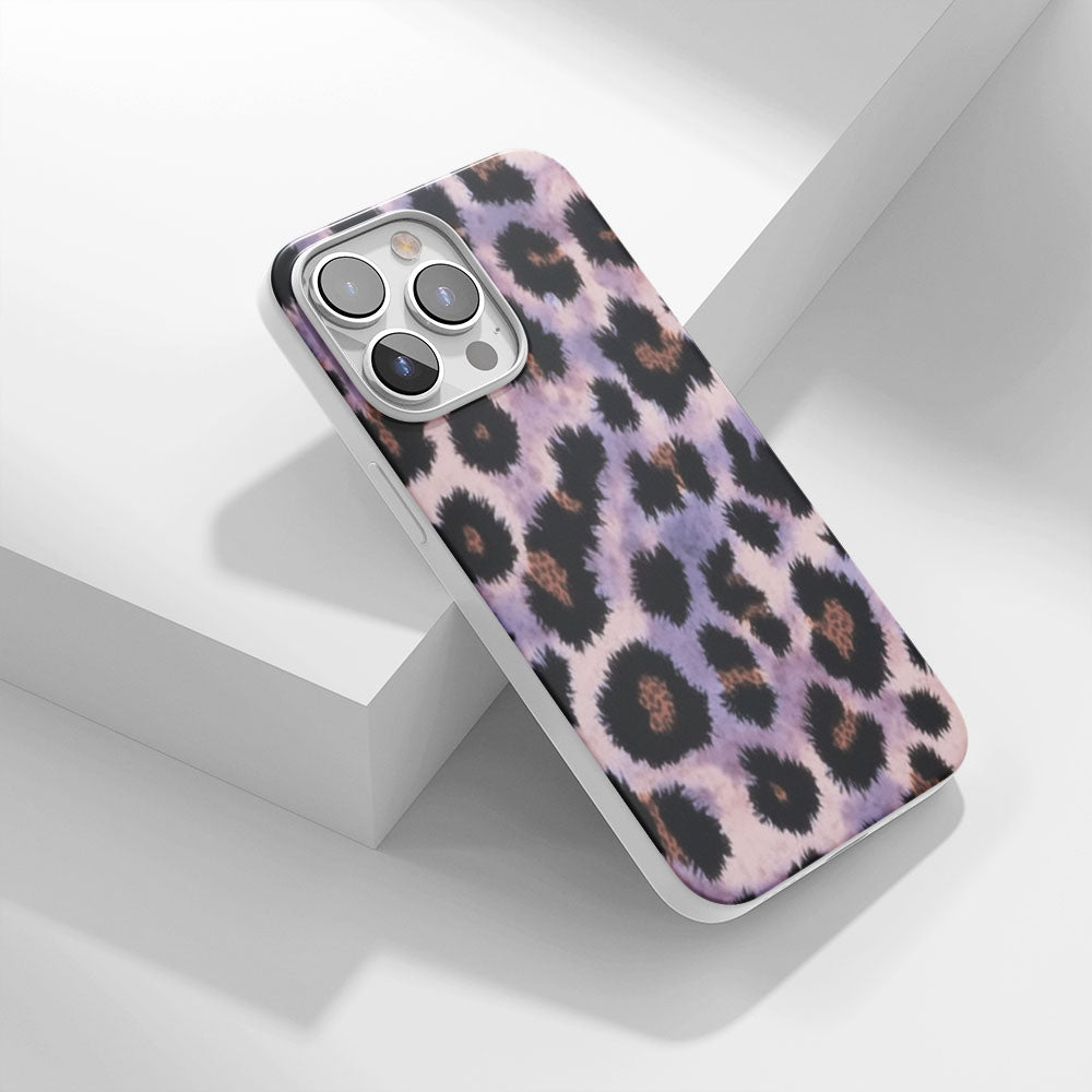 Latest 3rd-Generation Crystal Tough Glossy Leopard Print iPhone Case