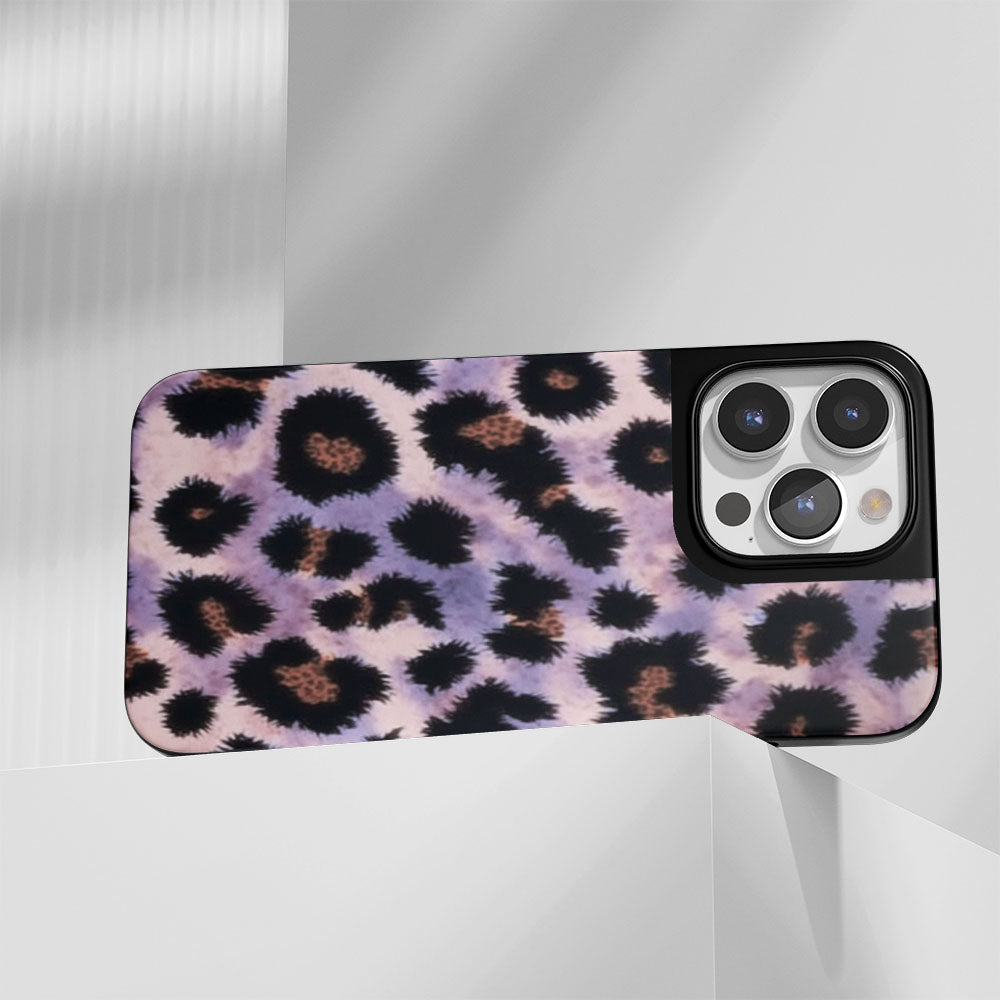 Industry-Level Tough Matte Leopard Print iPhone Case