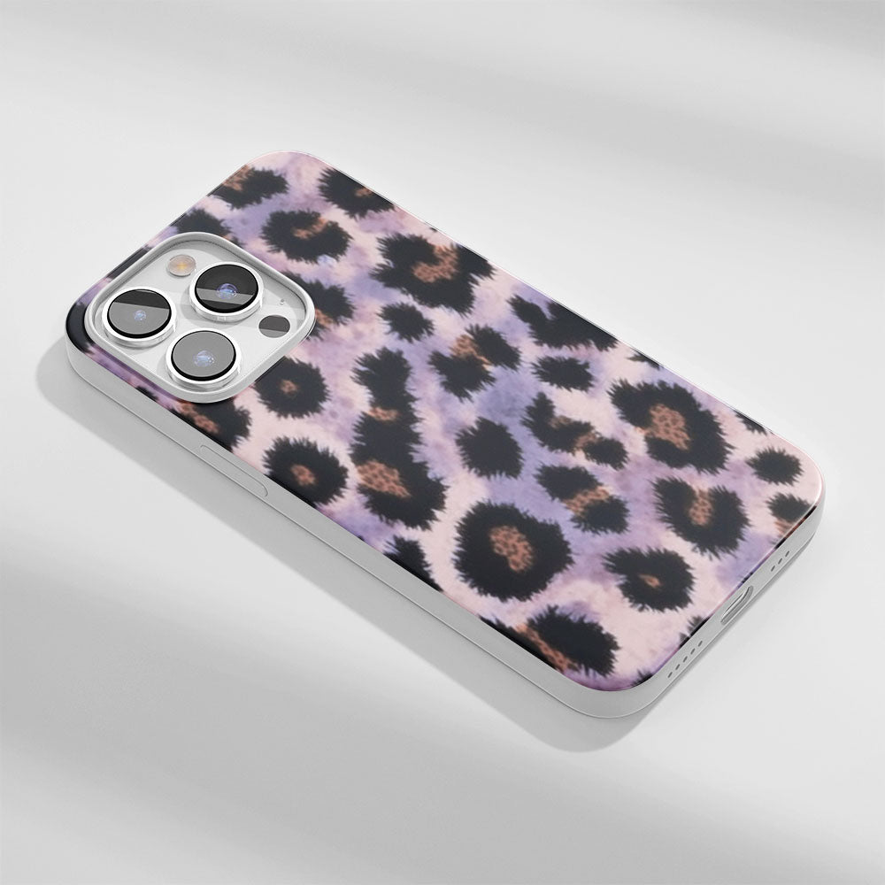 Latest 3rd-Generation Crystal Tough Glossy Leopard Print iPhone Case