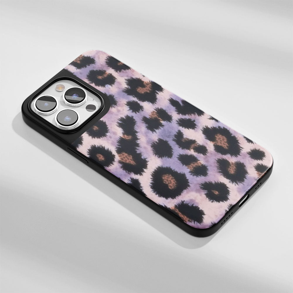 Industry-Level Tough Matte Leopard Print iPhone Case