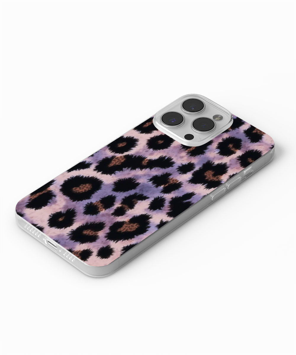 Latest 3rd-Generation Crystal Tough Glossy Leopard Print iPhone Case (MagSafe-Compatible)