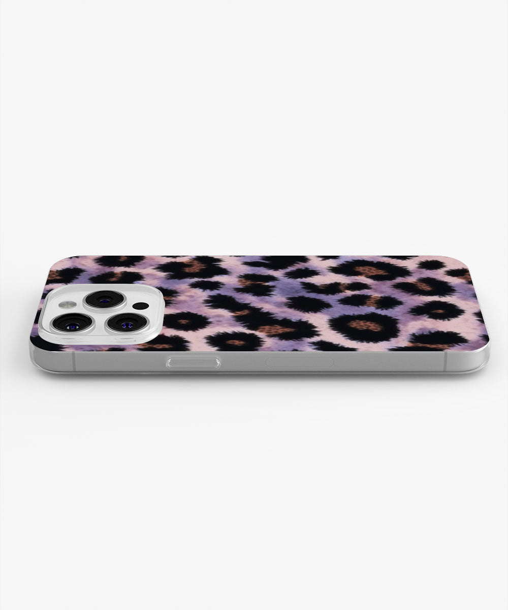 Latest 3rd-Generation Crystal Tough Glossy Leopard Print iPhone Case (MagSafe-Compatible)