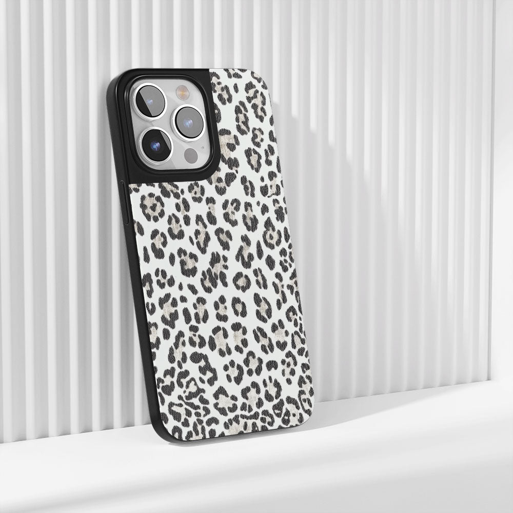 Industry-Level Tough Matte Leopard Print iPhone Case