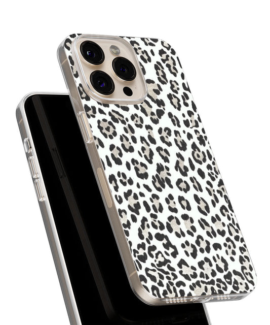 Latest 3rd-Generation Crystal Tough Glossy Leopard Print iPhone Case (MagSafe-Compatible)