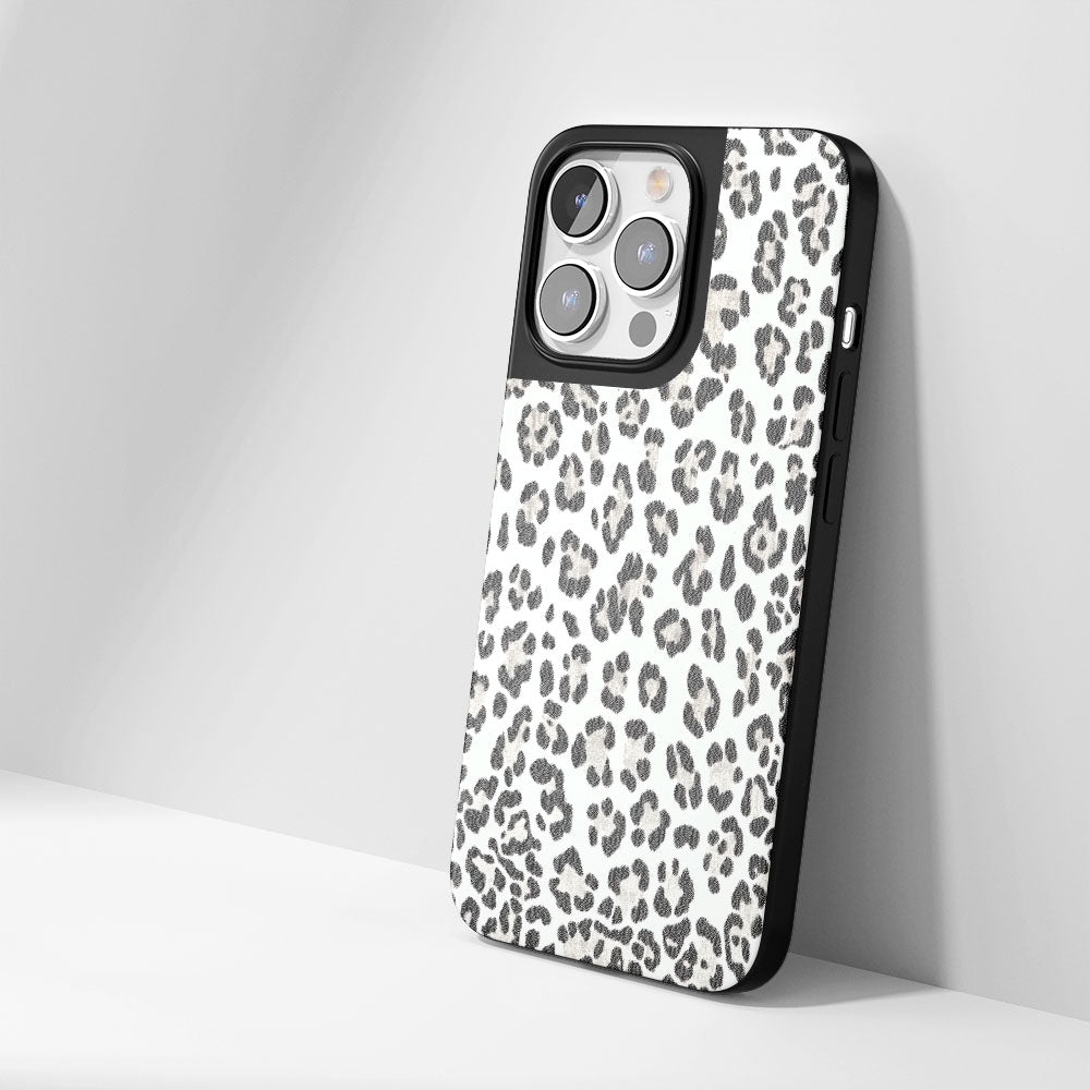 Industry-Level Tough Matte Leopard Print iPhone Case