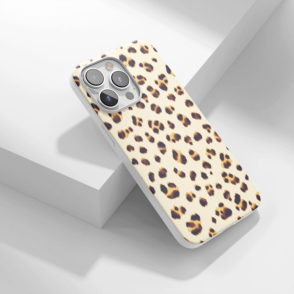 Latest 3rd-Generation Crystal Tough Glossy Leopard Print iPhone Case