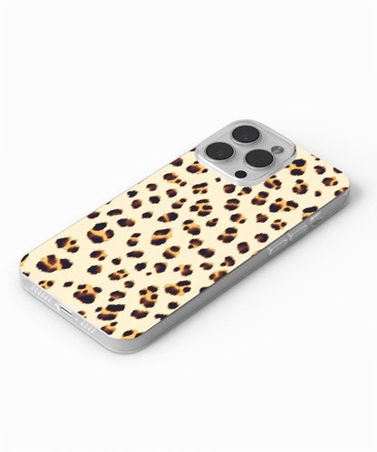 Latest 3rd-Generation Crystal Tough Glossy Leopard Print iPhone Case (MagSafe-Compatible)