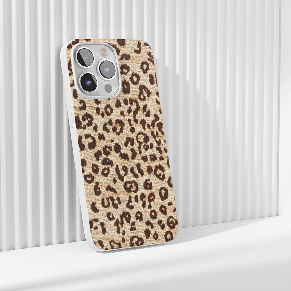 Latest 3rd-Generation Crystal Tough Glossy Leopard Print iPhone Case