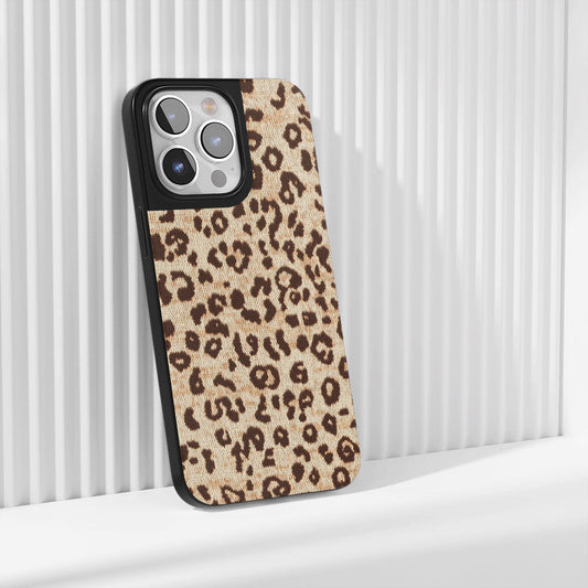 Industry-Level Tough Matte Leopard Print iPhone Case