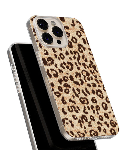 Latest 3rd-Generation Crystal Tough Glossy Leopard Print iPhone Case (MagSafe-Compatible)