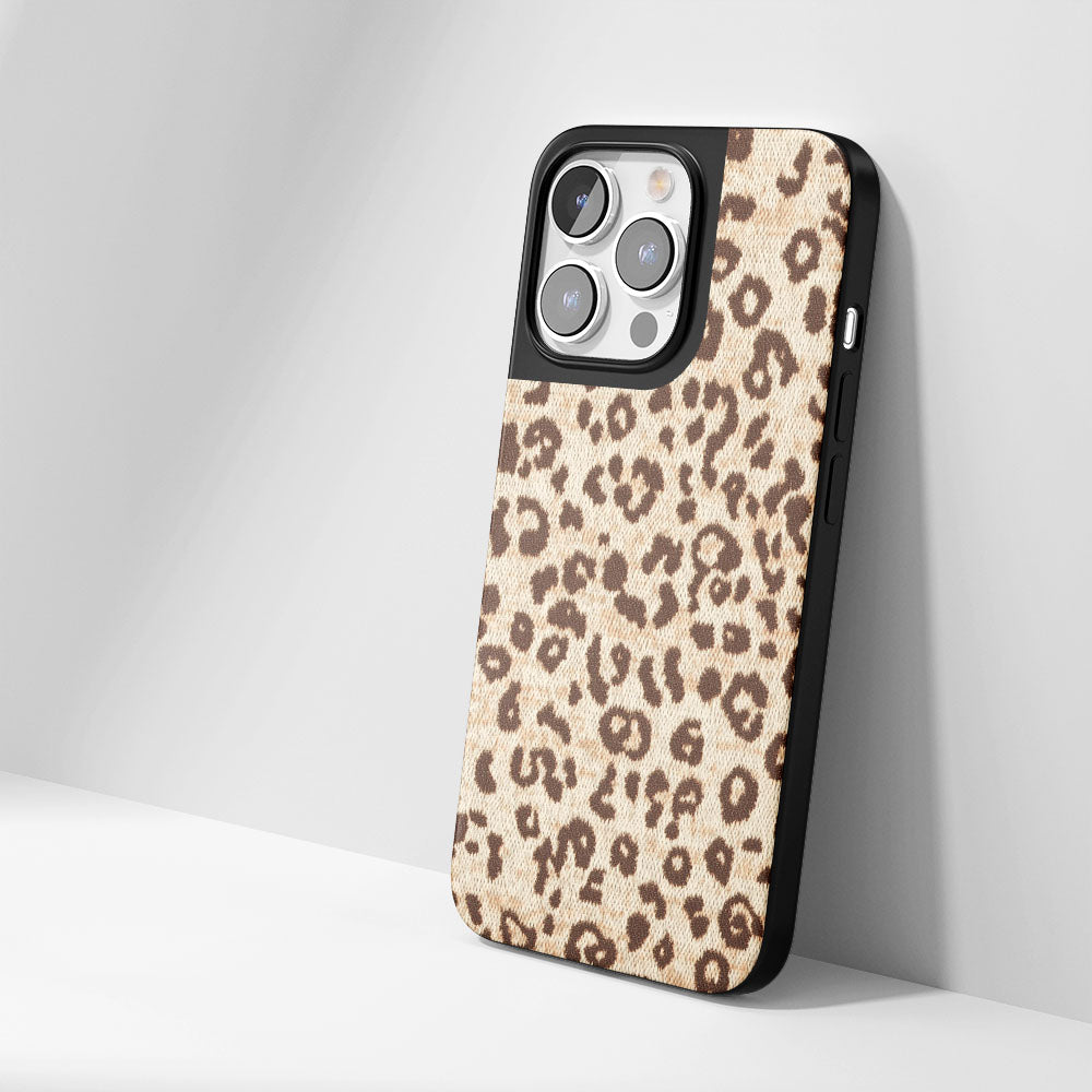 Industry-Level Tough Matte Leopard Print iPhone Case