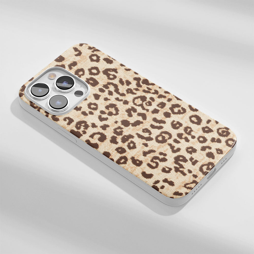 Latest 3rd-Generation Crystal Tough Glossy Leopard Print iPhone Case