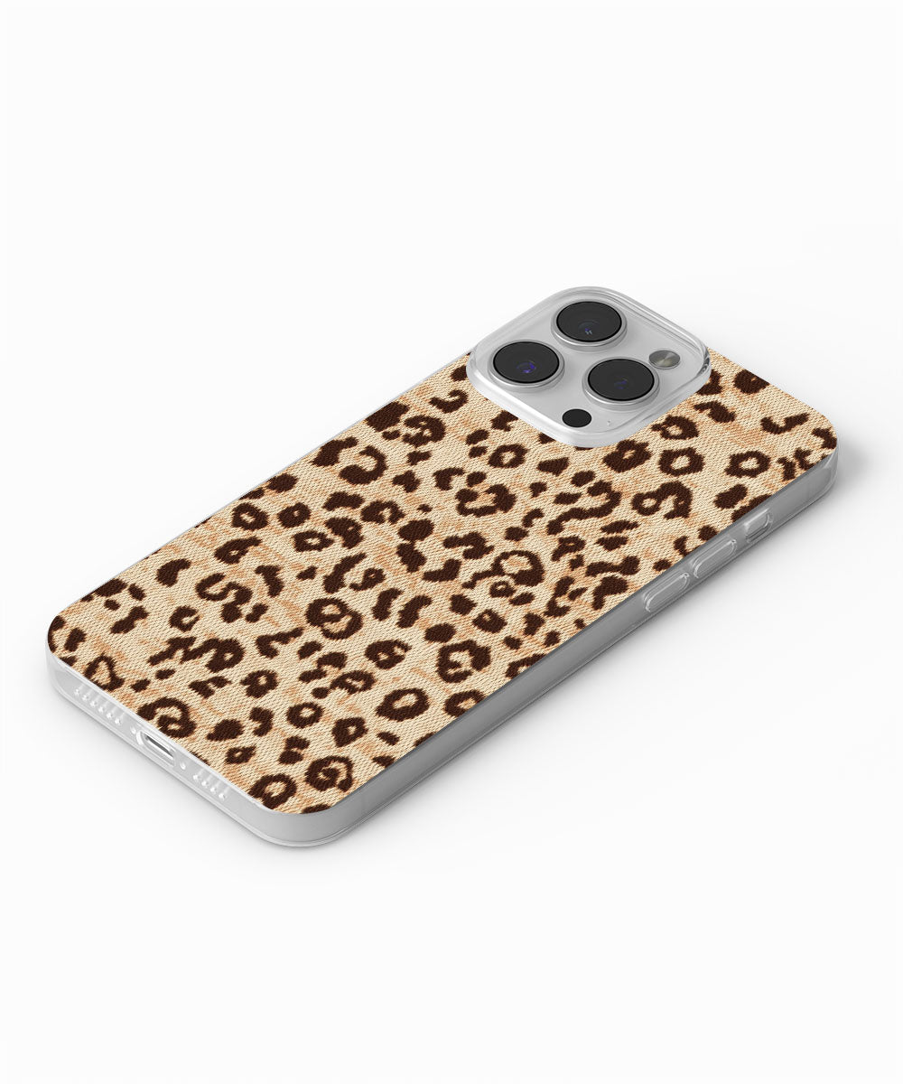 Latest 3rd-Generation Crystal Tough Glossy Leopard Print iPhone Case (MagSafe-Compatible)