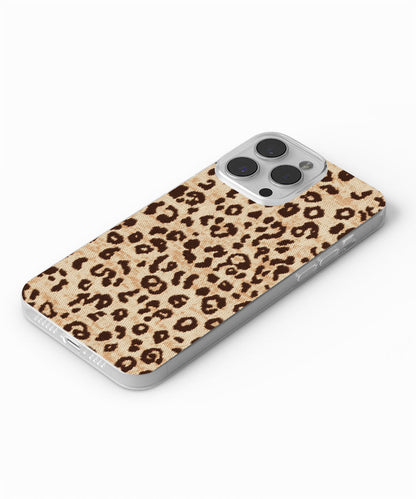 Latest 3rd-Generation Crystal Tough Glossy Leopard Print iPhone Case (MagSafe-Compatible)