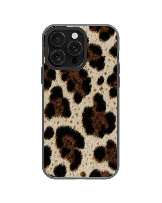 Latest 3rd-Generation Pop Tough Matte Leopard Print iPhone Case (MagSafe-Compatible) [Back Cover Only]