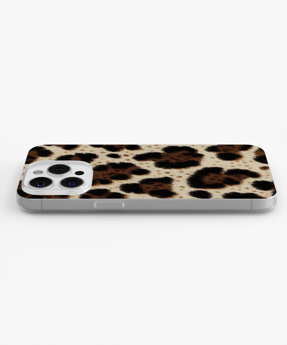 Latest 3rd-Generation Crystal Tough Glossy Leopard Print iPhone Case (MagSafe-Compatible)