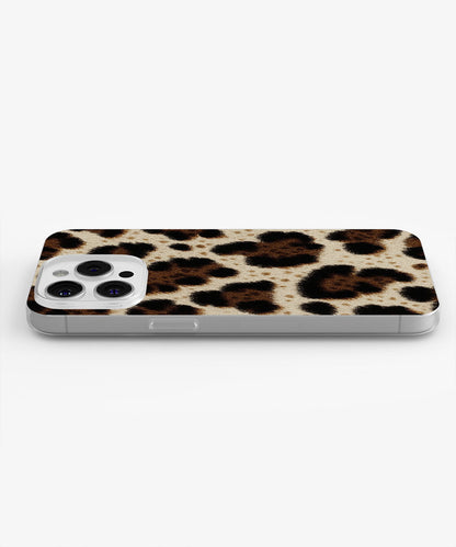 Latest 3rd-Generation Crystal Tough Glossy Leopard Print iPhone Case (MagSafe-Compatible)