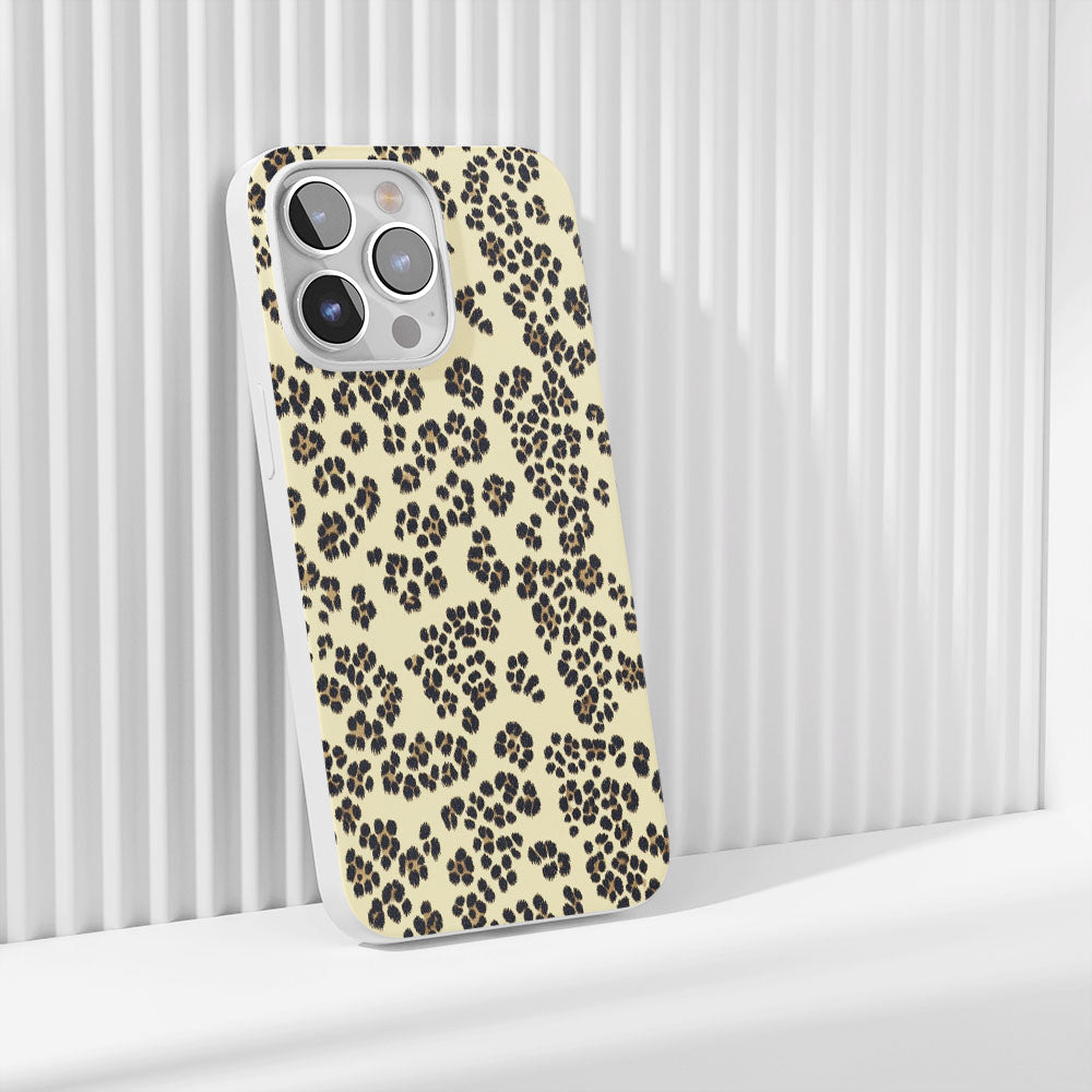 Latest 3rd-Generation Crystal Tough Glossy Leopard Print iPhone Case