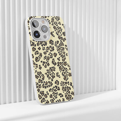 Latest 3rd-Generation Crystal Tough Glossy Leopard Print iPhone Case