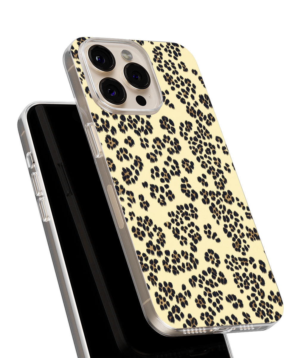 Latest 3rd-Generation Crystal Tough Glossy Leopard Print iPhone Case (MagSafe-Compatible)