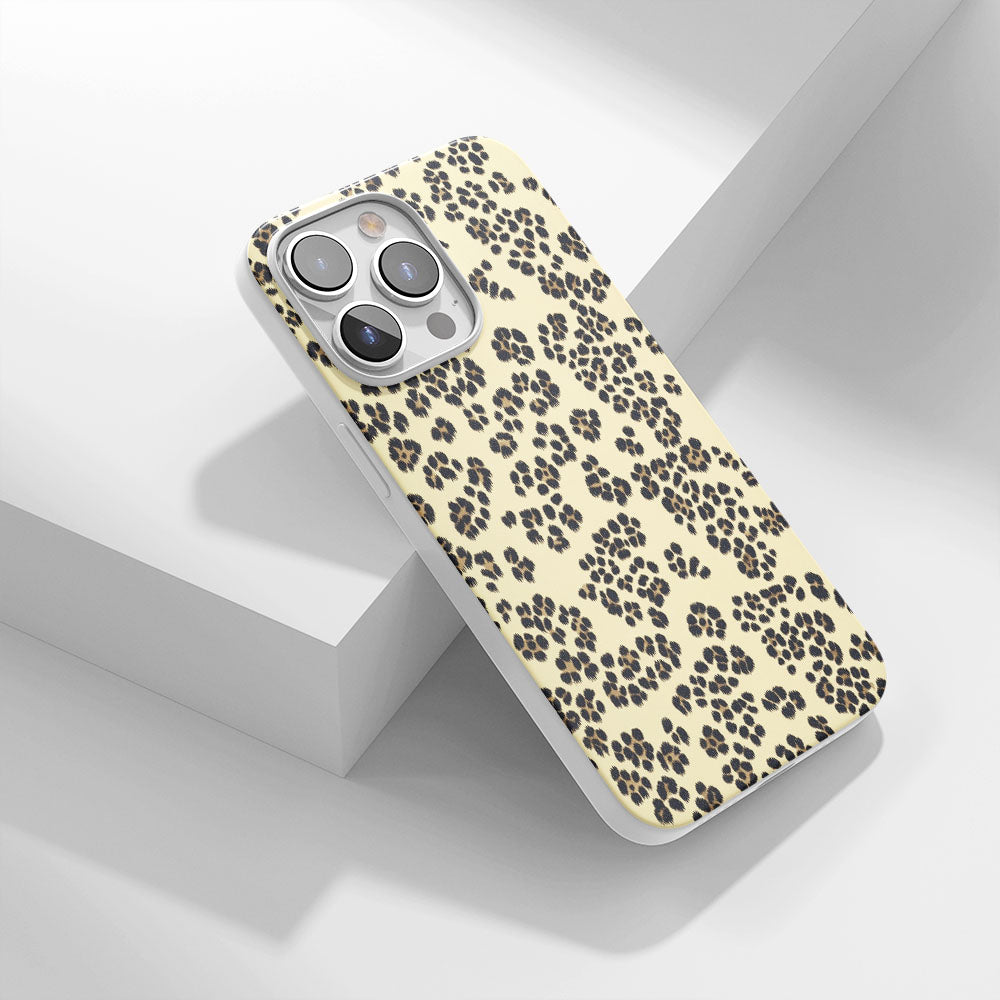 Latest 3rd-Generation Crystal Tough Glossy Leopard Print iPhone Case