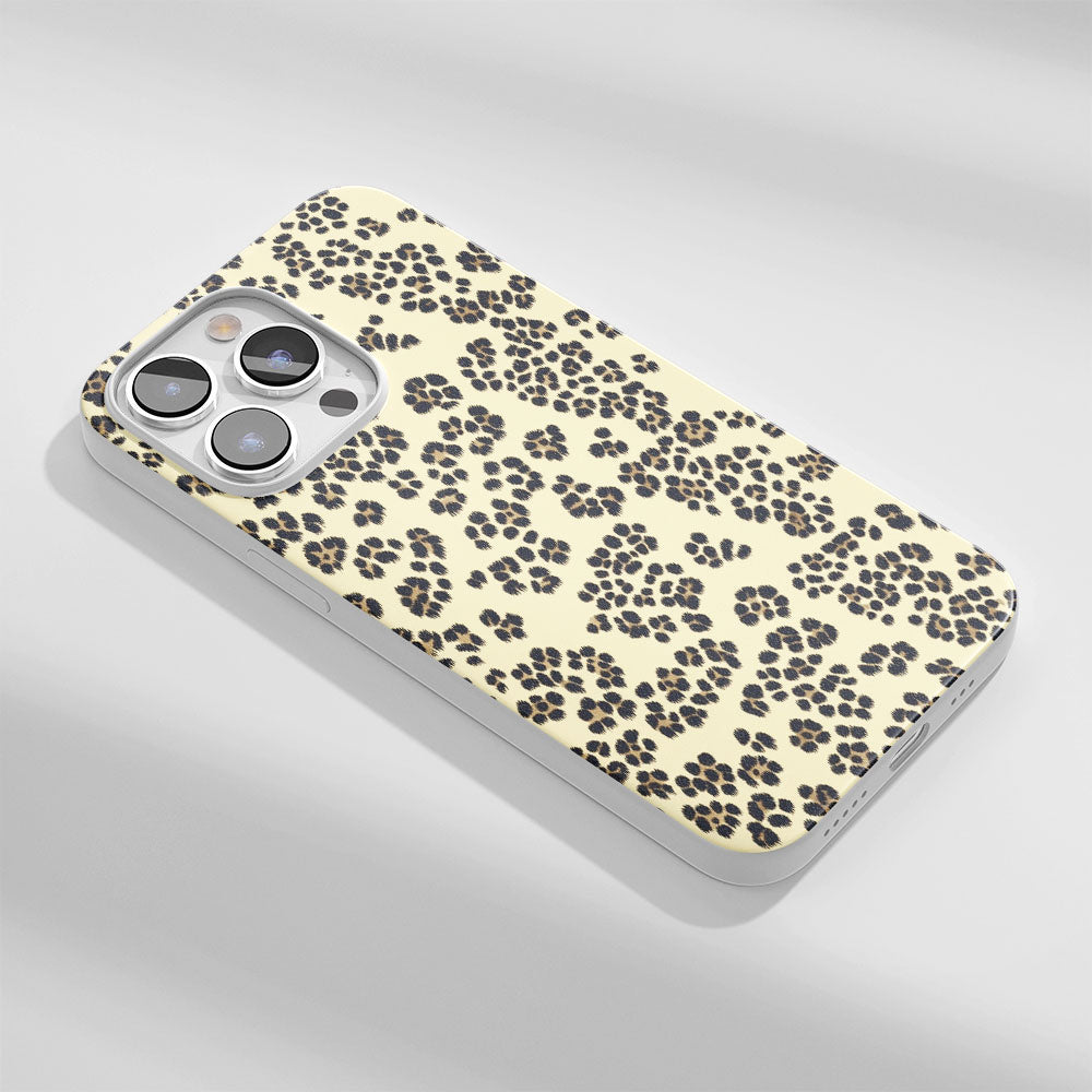 Latest 3rd-Generation Crystal Tough Glossy Leopard Print iPhone Case