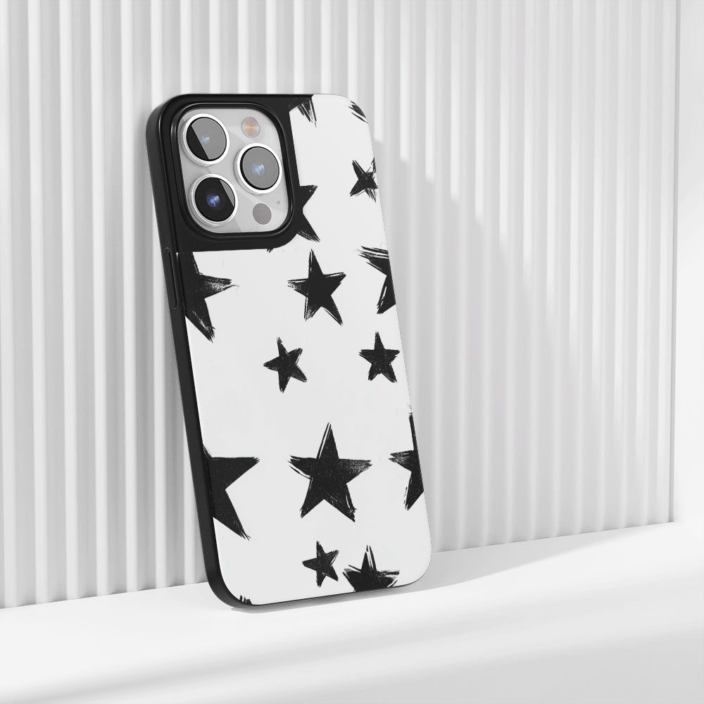 Industry-Level Tough Matte Stars iPhone Case