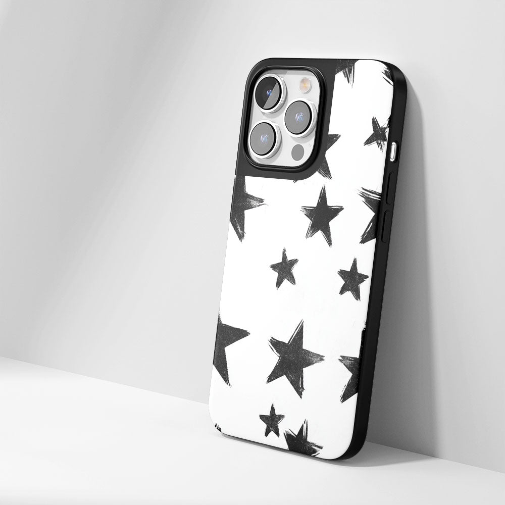 Industry-Level Tough Matte Stars iPhone Case